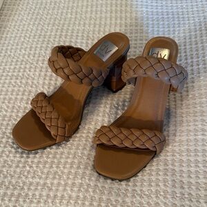 DV by Dolce Vita Women's Braided Brown Heels